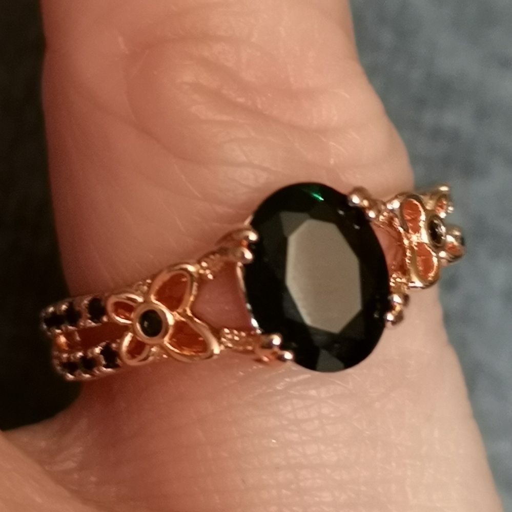 Beautiful Black Onyx Ring 6